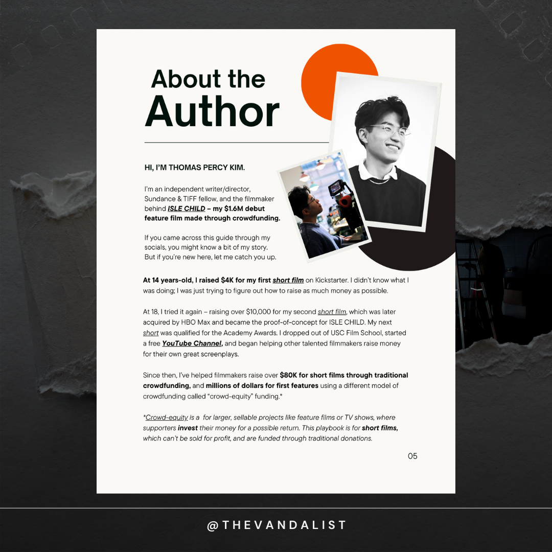 The Short Film Crowdfunding Playbook