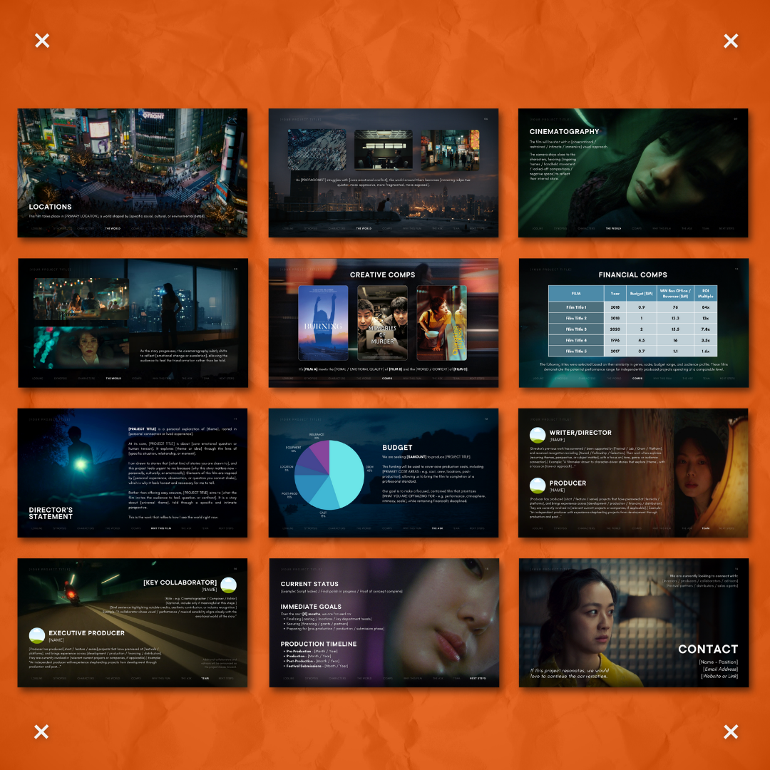 The Indie Filmmaker’s Pitch Deck